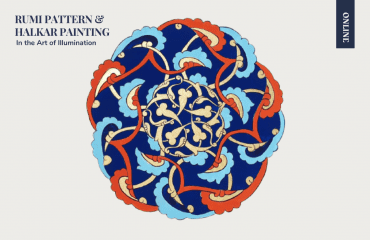 Rumi Pattern & Halkar Painting in Tezhip