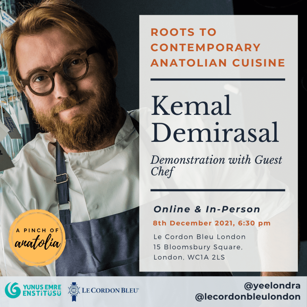 Yunus Emre Institute in London joins Le Cordon Bleu for Culinary Demonstration with Kemal Demirasal