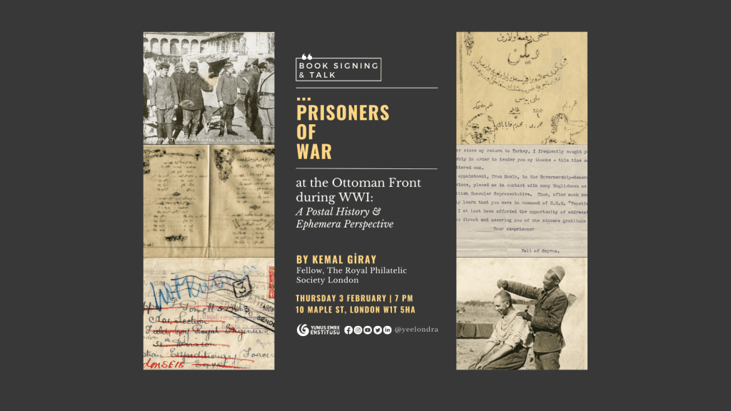 Book signing and Talk: Prisoners of War by Kemal Giray