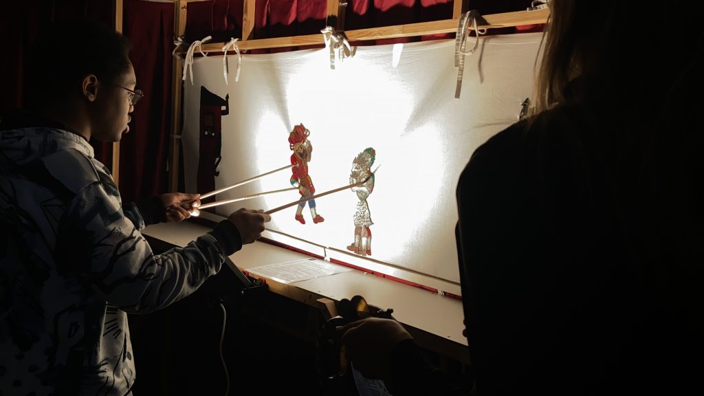 Yunus Emre Institute London delivered workshops featuring the traditional shadow play Karagöz & Hacivat at TaPS Perspectives 2022