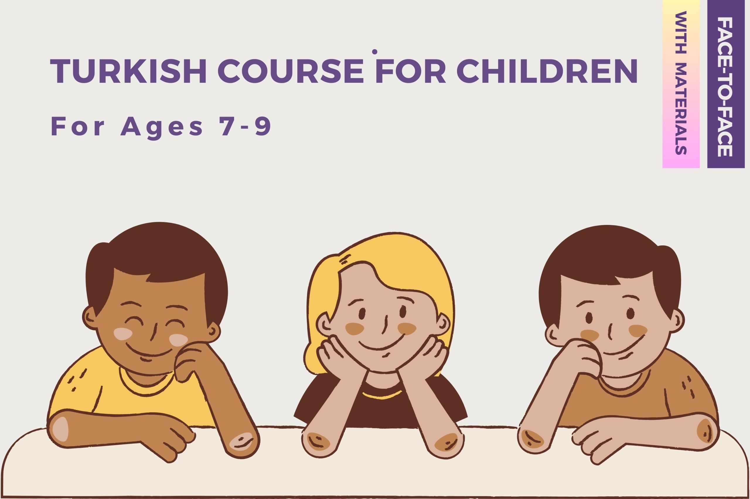 Turkish Course for Children (7-9 ages) | Sunday Classes | Level 2 | With Materials