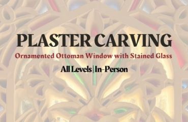 Plaster Carving: Ornamented Ottoman Windows with Stained Glass