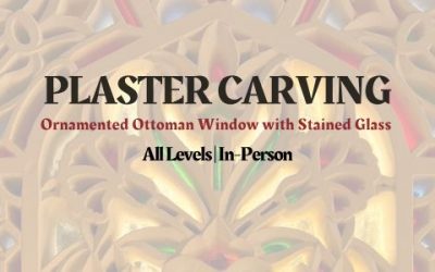 Plaster Carving: Ornamented Ottoman Windows with Stained Glass